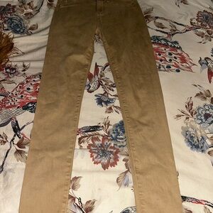 AG Adriano Goldschmied Beige Ankle Jeans